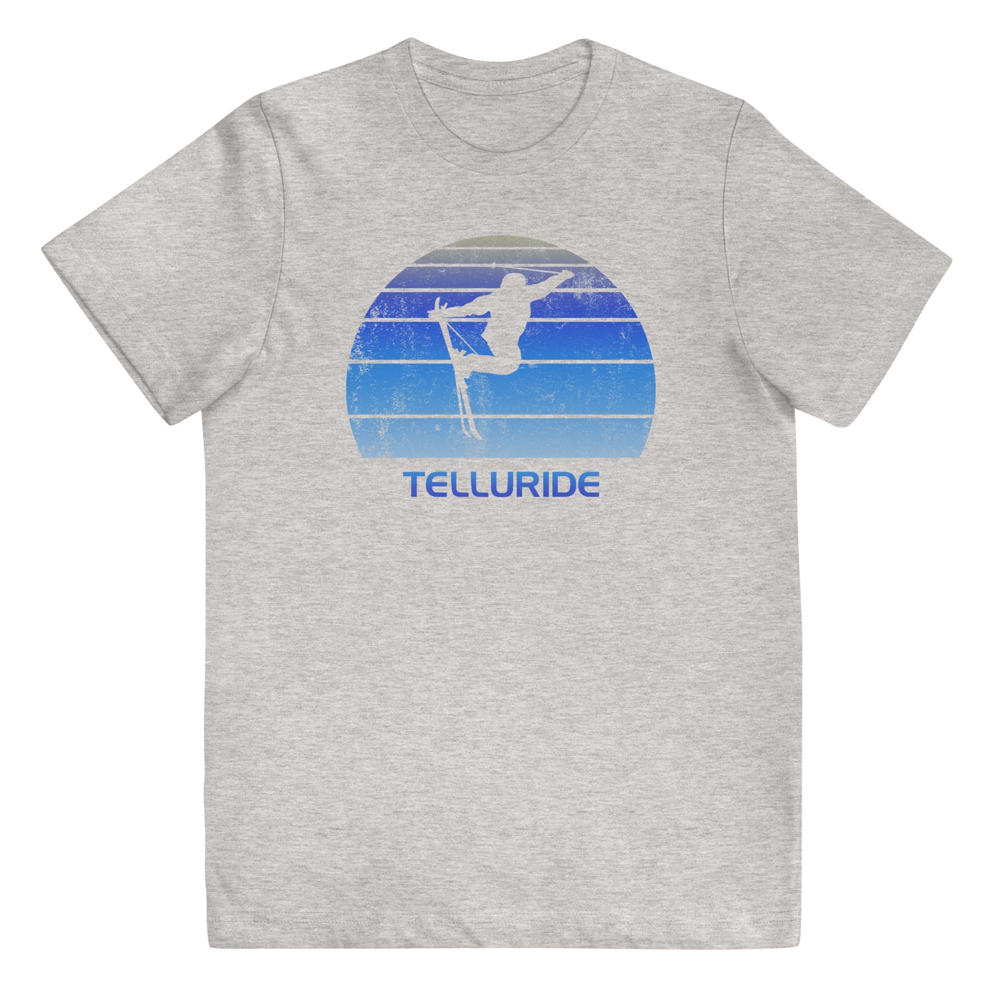 Retro Telluride Colorado Ski Fan Skier Gift Skiing Vintage Cool Youth Jersey T-Shirt