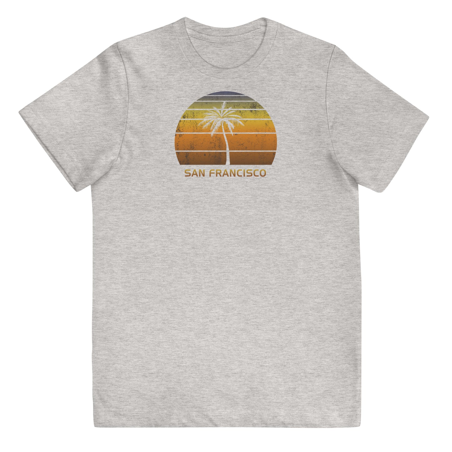 Retro San Francisco California Youth Jersey T-Shirt Vintage Sunset Beach Vacation