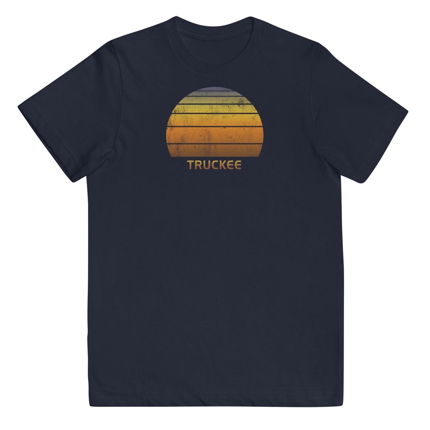 Retro Truckee California Vintage Sunset Vacation Souvenir Youth Jersey T-Shirt