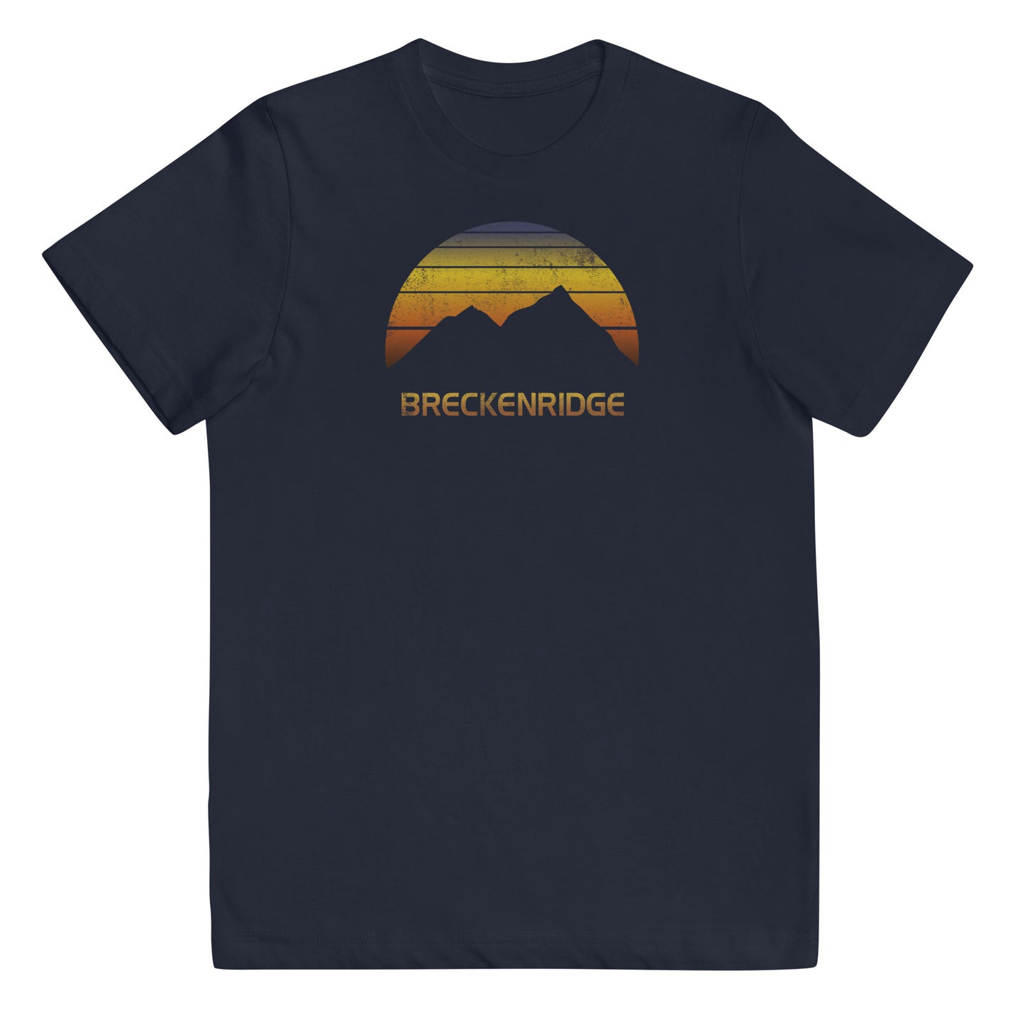 Retro Breckenridge Colorado Ski Snowboard Fan Retro Youth Jersey T-Shirt