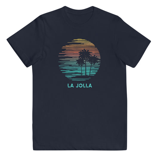 La Jolla California Cool Souvenir Vacation Artistic Youth Jersey T-Shirt