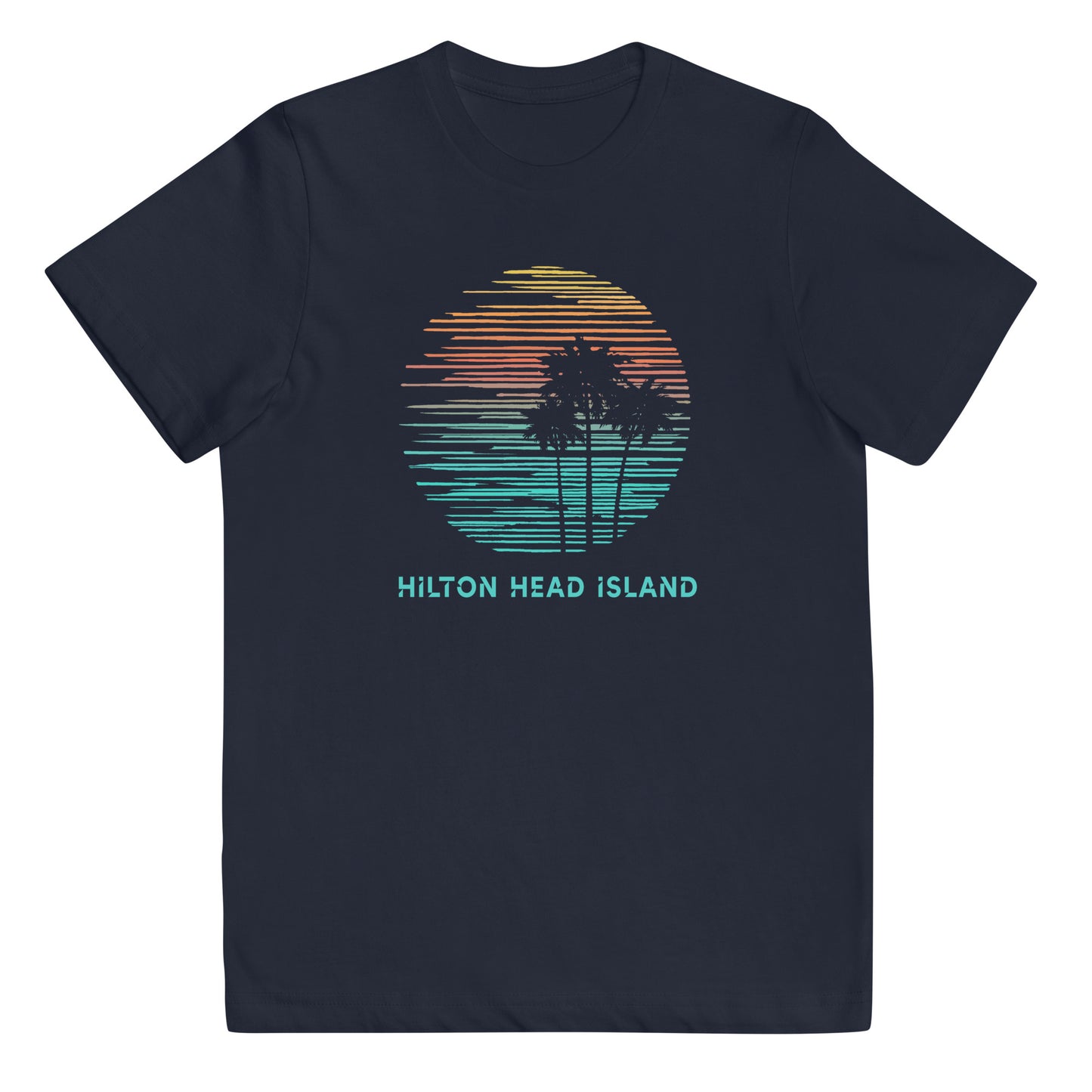 Hilton Head Island South Carolina Cool Souvenir Vacation Artistic Youth Jersey T-Shirt