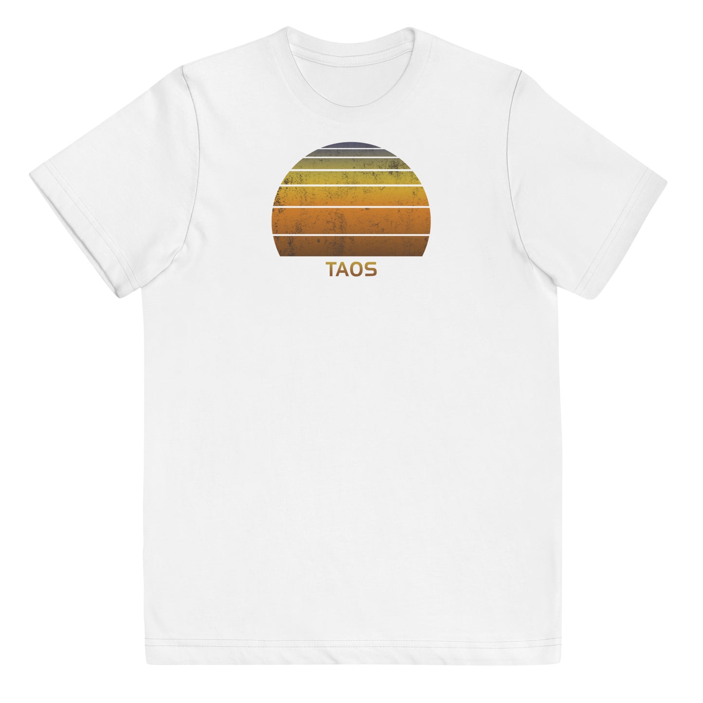 Retro Taos New Mexico Vintage Sunset Vacation Souvenir Youth Jersey T-Shirt