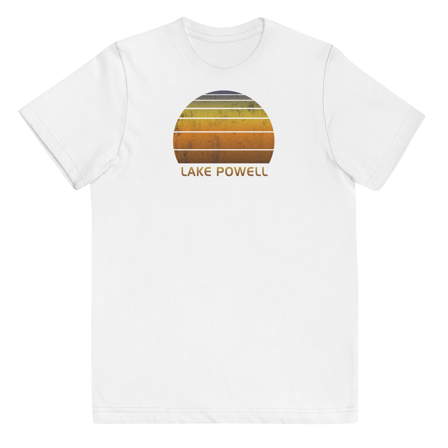 Retro Lake Powell Utah Vintage Sunset Vacation Souvenir Youth Jersey T-Shirt