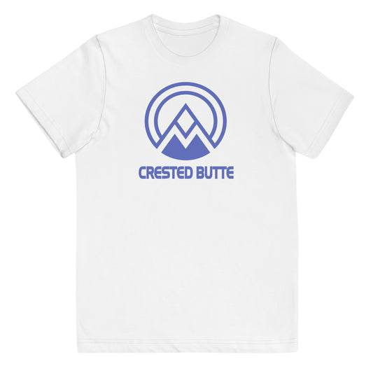 Crested Butte Colorado Ski Resort Vacation Souvenir Youth Jersey T-Shirt