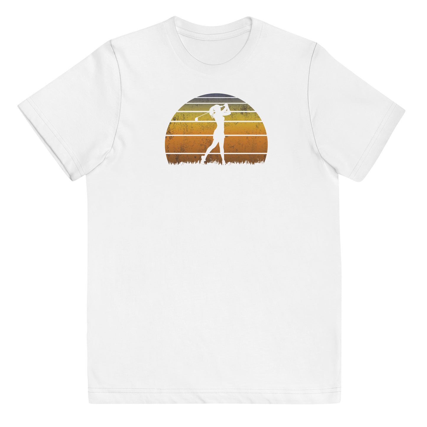 Retro Women's Golf Golfing Fan Golfer Gift Youth Jersey T-Shirt