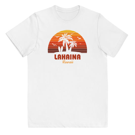 Cool Lahaina Maui Hawaii Beach Sunset Souvenir Youth Jersey T-Shirt