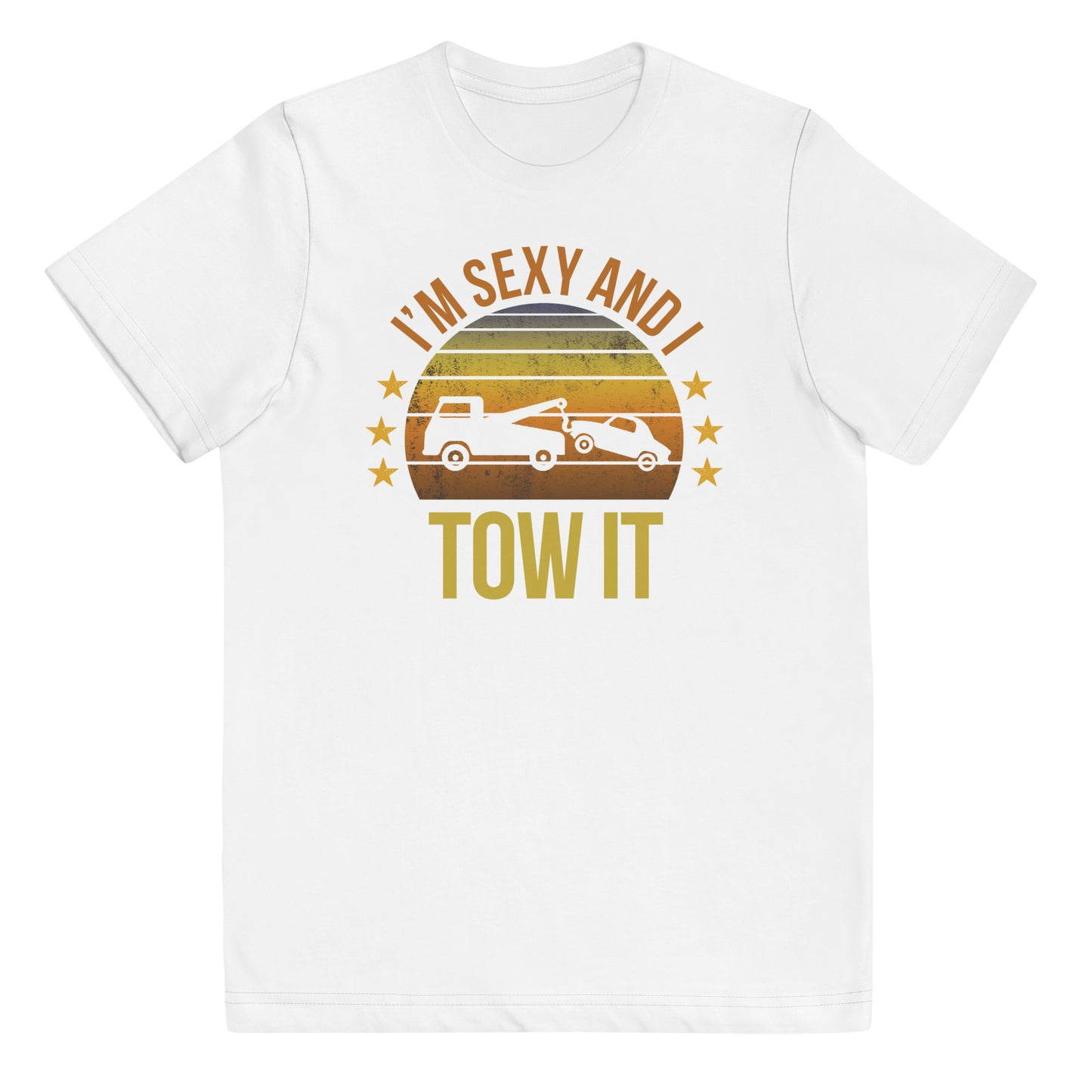 Funny Tow Truck Driver Quote Joke Sarcastic Phrase Gifts Youth Jersey T-Shirt