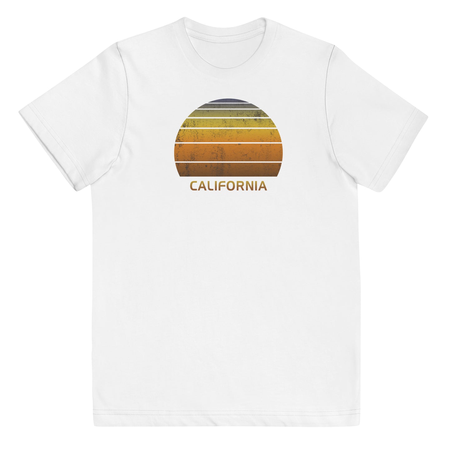 Retro California Vintage Sunset Vacation Souvenir Youth Jersey T-Shirt