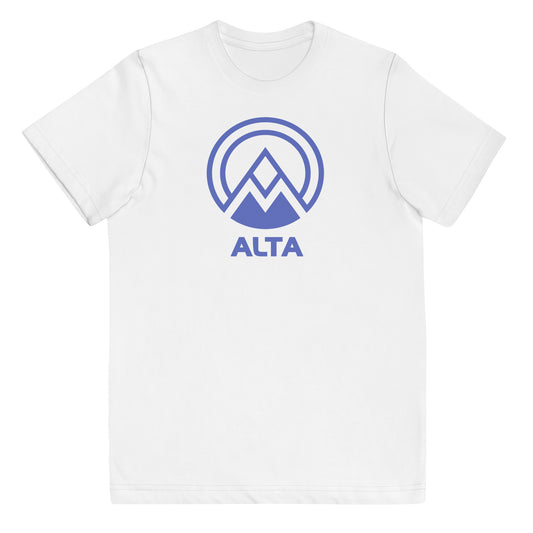 Alta Utah Ski Resort Vacation Souvenir Youth Jersey T-Shirt