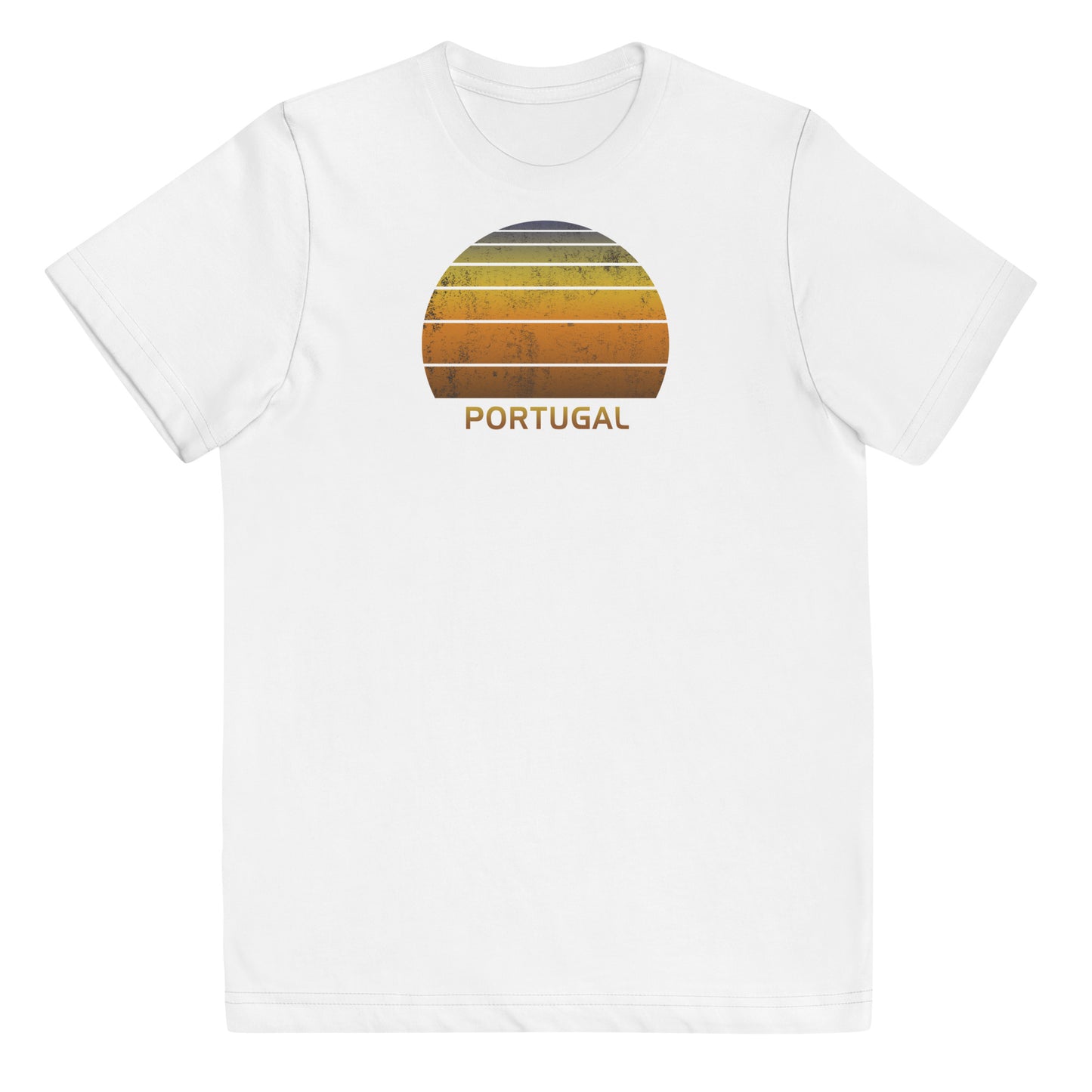 Retro Portugal Vintage Sunset Vacation Souvenir Youth Jersey T-Shirt