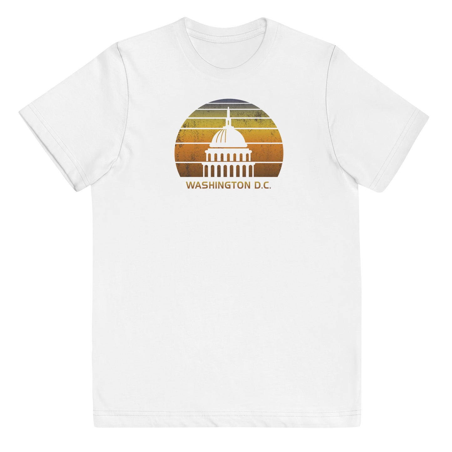 Vintage Washington DC Capitol Building Youth Jersey T-Shirt