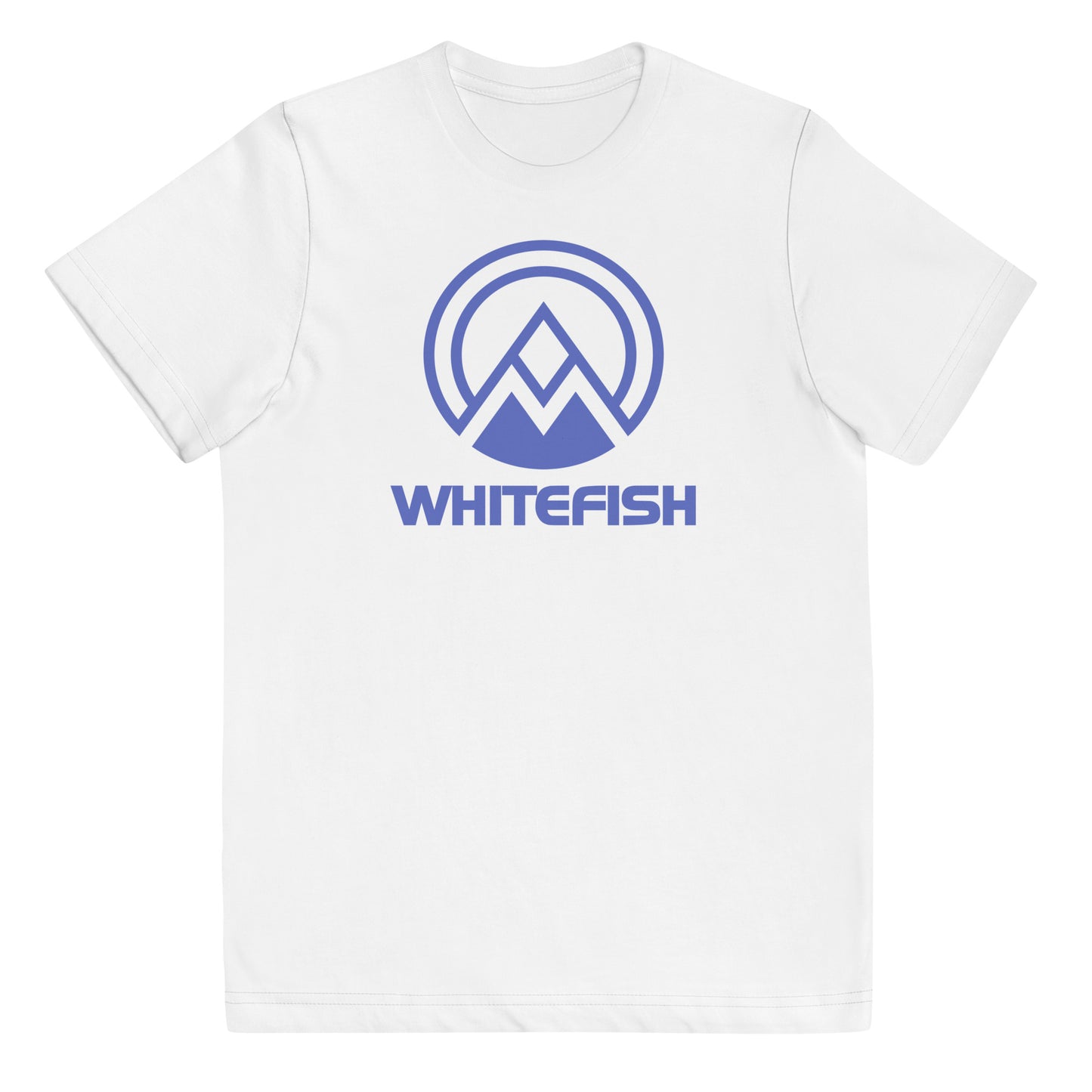 Whitefish Montana Ski Resort Vacation Souvenir Youth Jersey T-Shirt