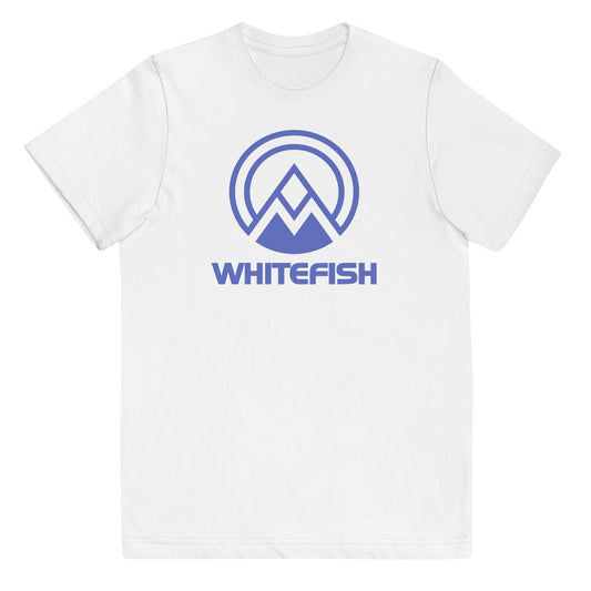 Whitefish Montana Ski Resort Vacation Souvenir Youth Jersey T-Shirt