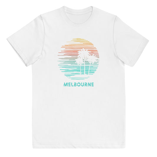 Melbourne Florida Cool Souvenir Vacation Artistic Youth Jersey T-Shirt