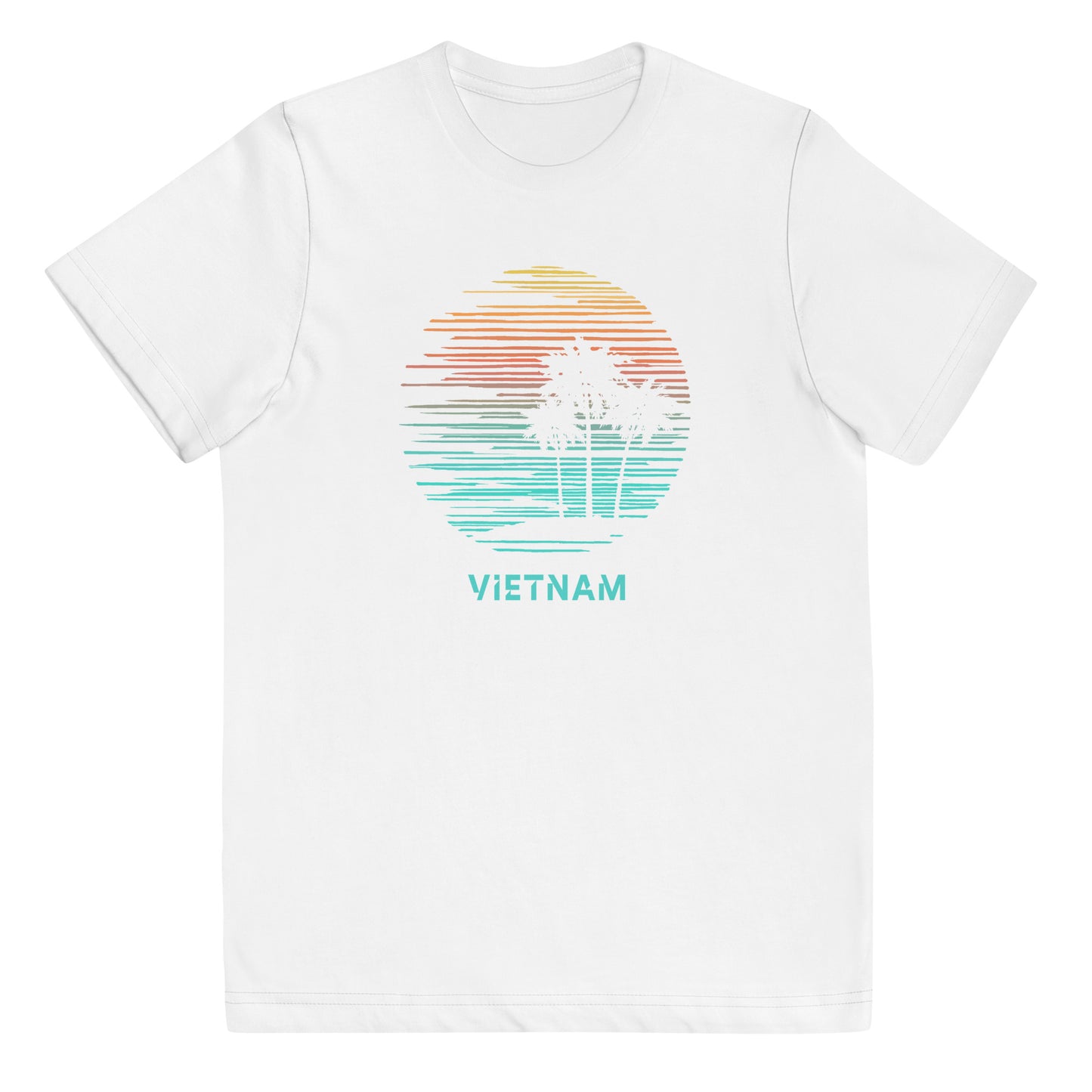 Vietnam Cool Souvenir Vacation Artistic Youth Jersey T-Shirt