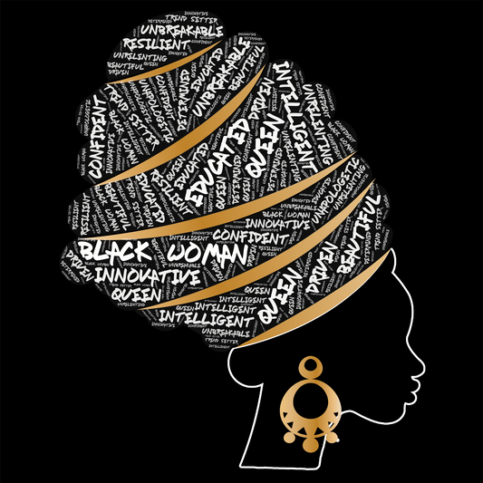 African American Women Pride Artistic Black Unisex Hoodie Top Sweatshirt