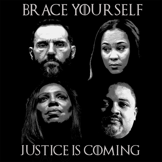 Trump Investigators Women's Racerback Tank Top Sweatshirt Funny Political Indictment Democrats Parody