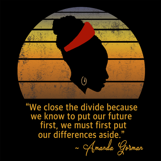 Amanda Gorman The Hill We Climb Poem 2021 Presidential Inauguration Souvenir Unisex Tank Top