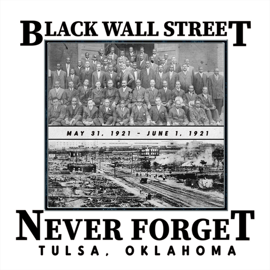 Black Wall Street African American History Tulsa Oklahoma Massacre Unisex Hoodie Top Sweatshirt