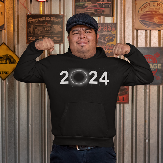 Eclipse 2024 Souvenir Unisex Hoodie Top Sweatshirt