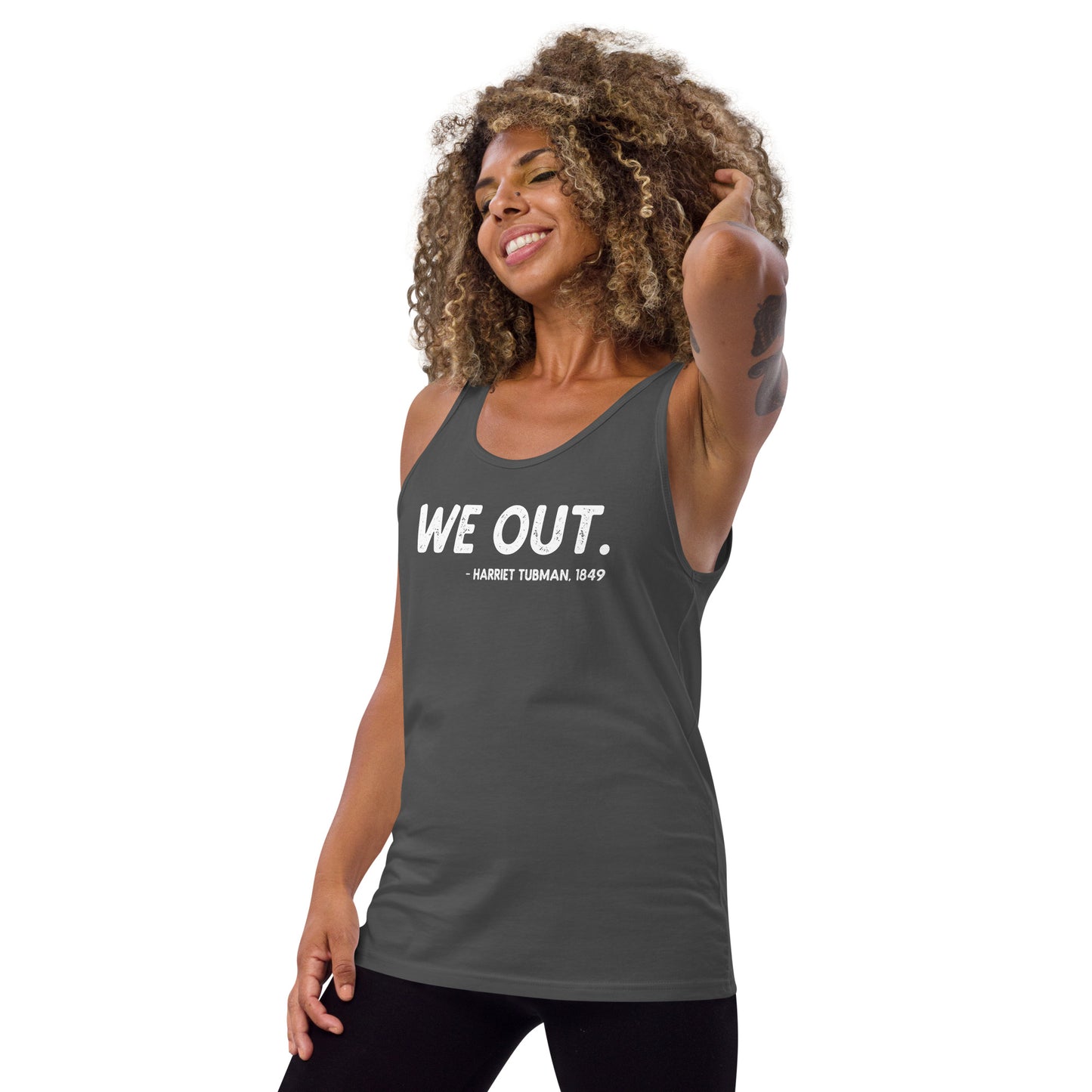 Harriet Tubman We Out Quote Unisex Tank Top African American History