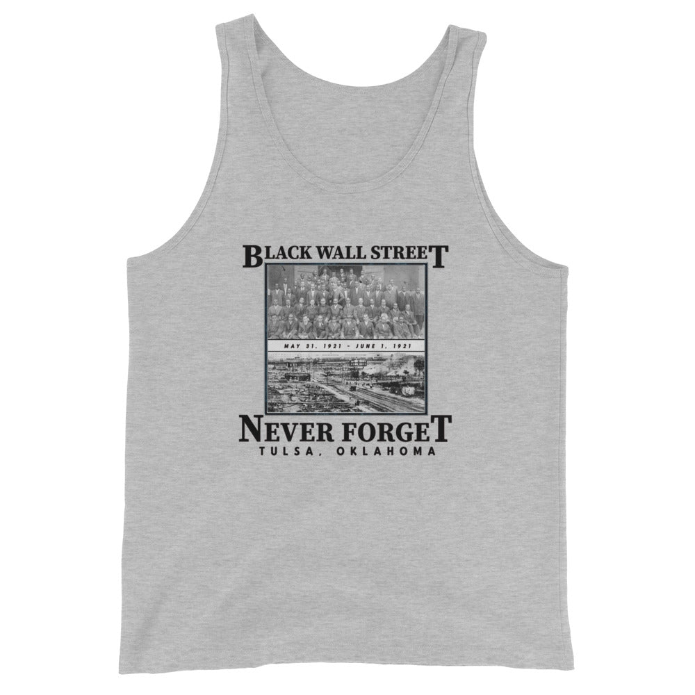 Black Wall Street African American History Tulsa Oklahoma Massacre Unisex Tank Top