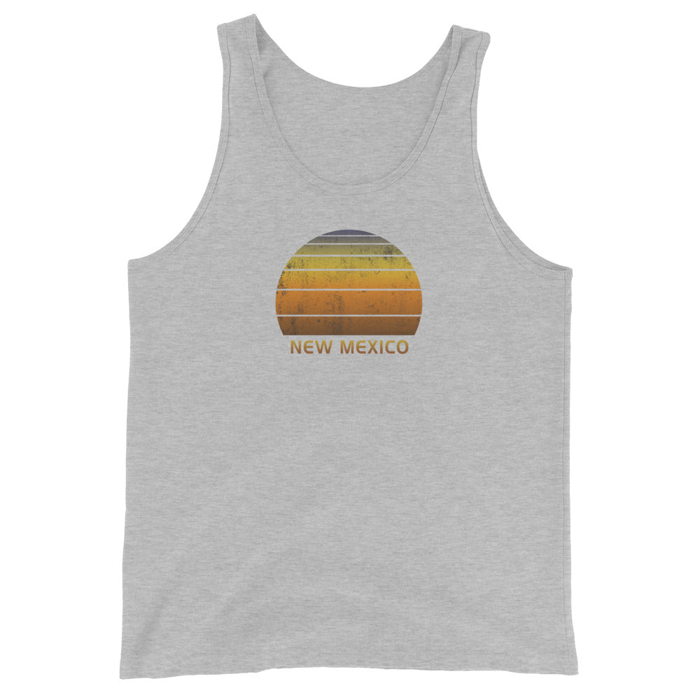 Retro New Mexico Vacation Souvenir Sunset Unisex Tank Top