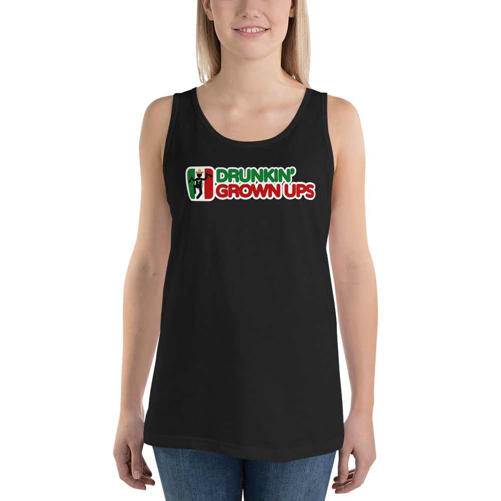 Funny Cinco De Mayo Mexican Party Parody Drinking Quote  Joke Unisex Tank Top