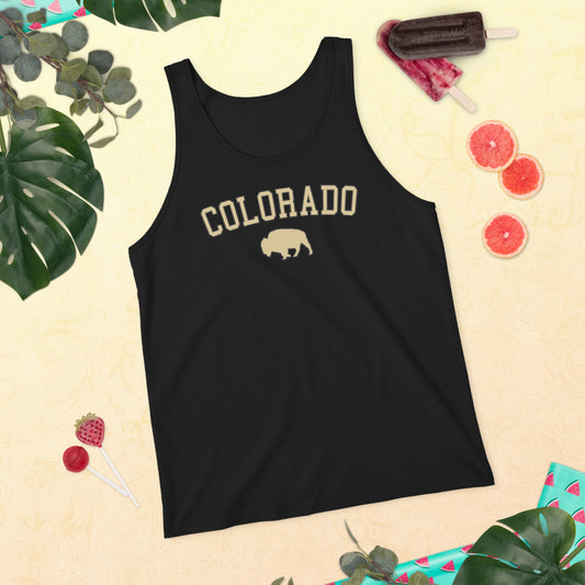 Colorado Cool State Native Buffalo Fans Unisex Tank Top