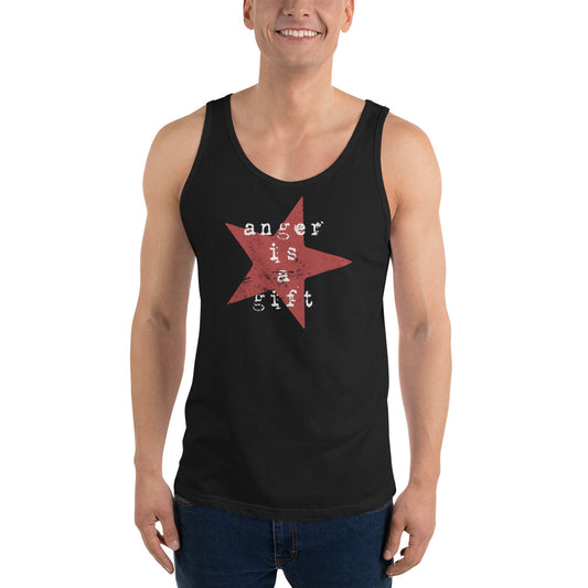 Anger Is A Gift Quote Rage Slogan Music Rock Fan Unisex Tank Top