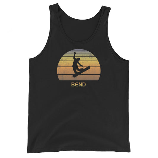 Retro Beaver Creek Colorado Snowboarding Fan Unisex Tank Top