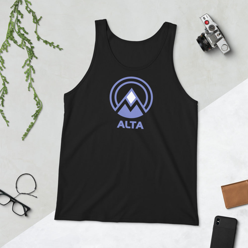 Alta Utah Skiing Snowboarding Fan Unisex Tank Top