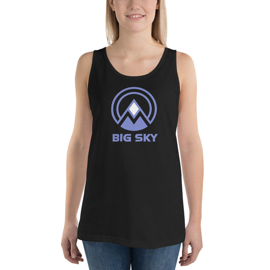 Big Sky Montana Skiing Snowboarding Fan Unisex Tank Top