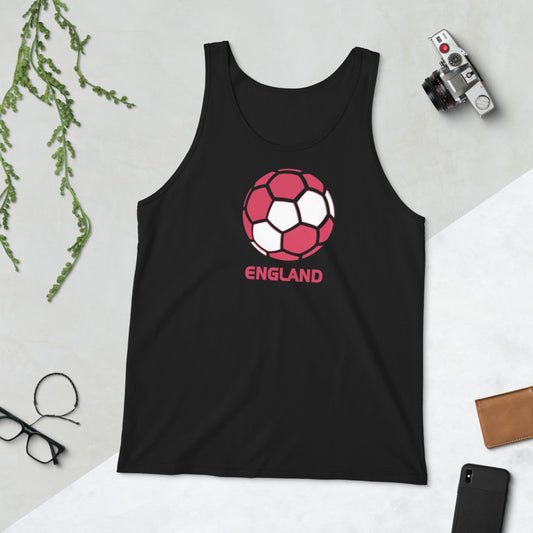 England National Soccer Team Football Country Flag Pride Unisex Tank Top