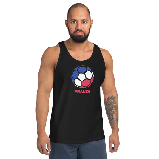 France National Soccer Team Football Country Flag Pride Unisex Tank Top