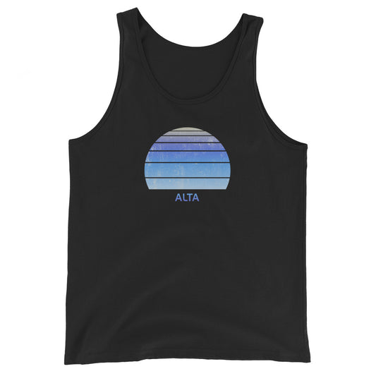 Retro Alta Utah Ski Skiing Fan Unisex Tank Top