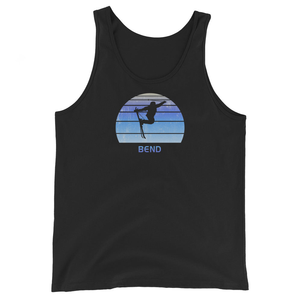 Retro Bend Oregon Skiing Fan Unisex Tank Top