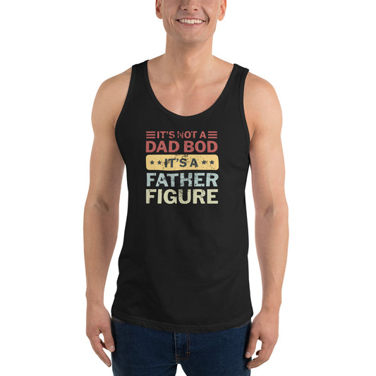 Funny Father's Day Dad Bod Joke Slogan Unisex Tank Top