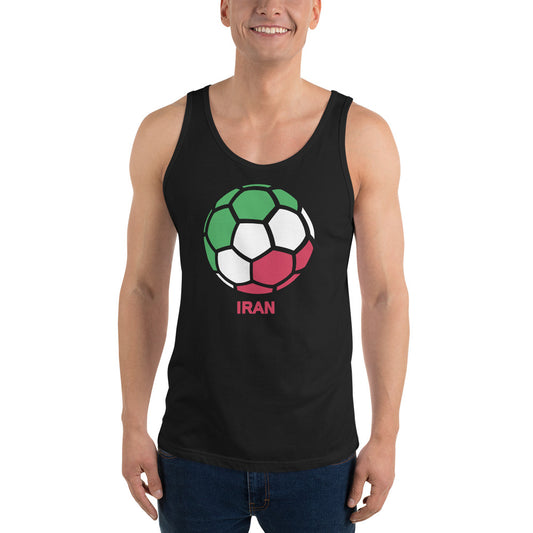 Iran National Soccer Team Football Country Flag Pride Unisex Tank Top