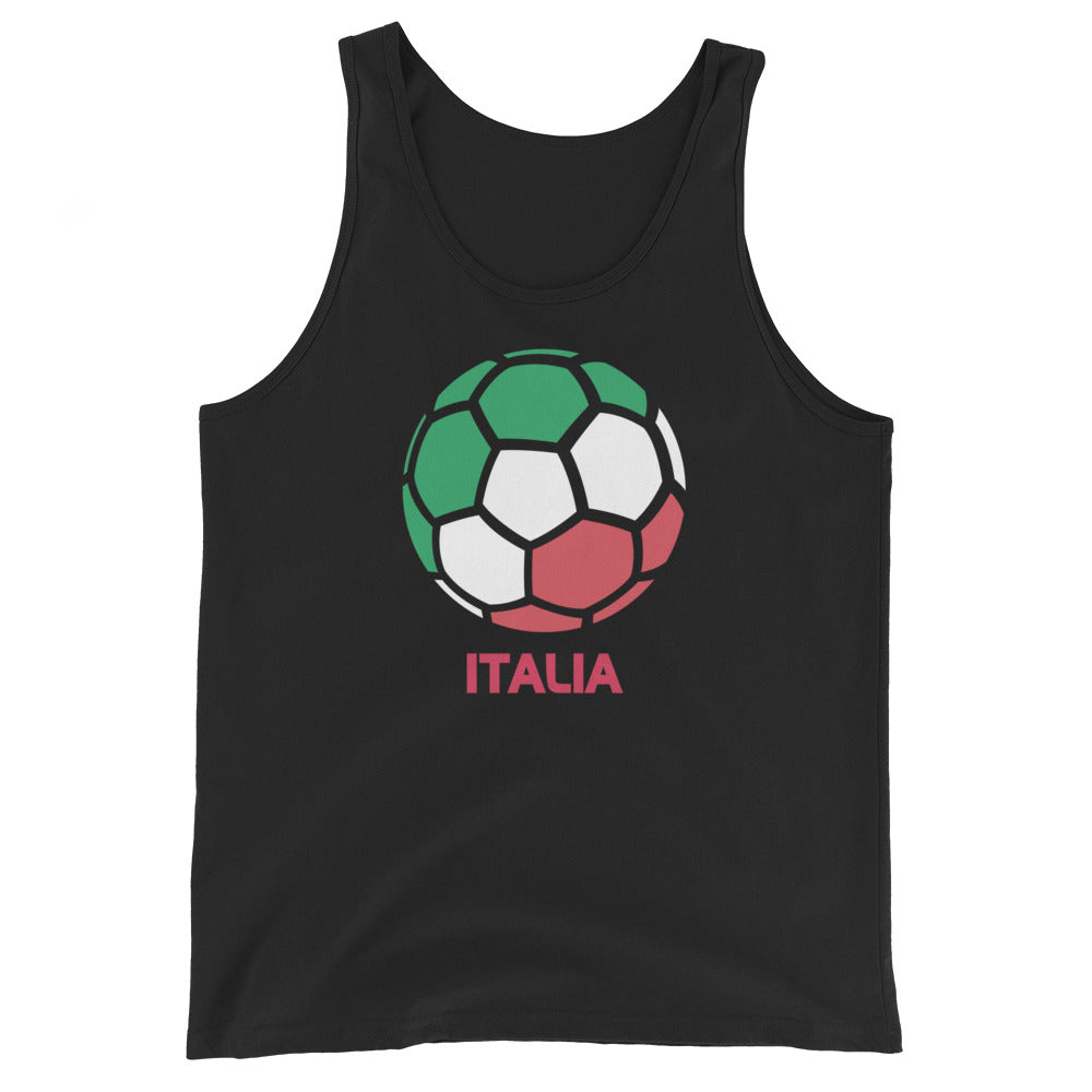 Italia National Soccer Team Football Country Flag Pride Unisex Tank Top