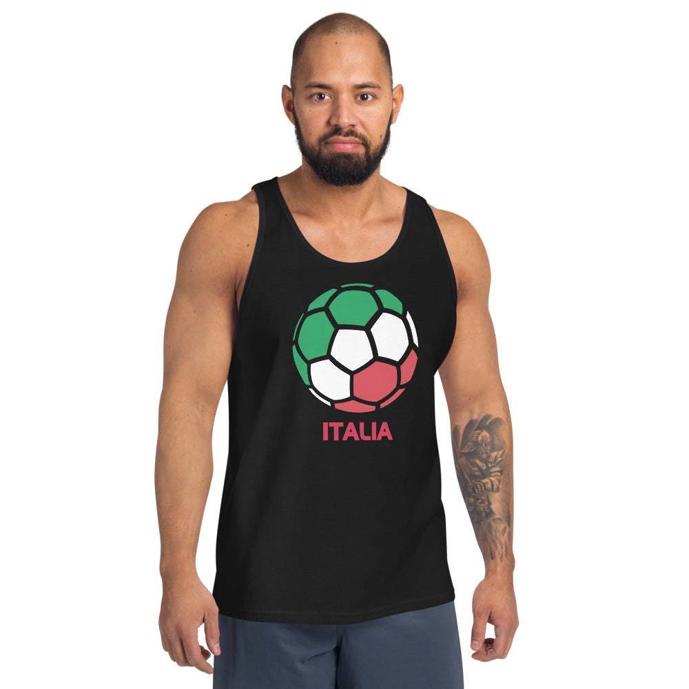 Italia National Soccer Team Football Country Flag Pride Unisex Tank Top