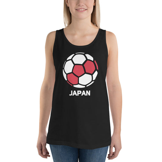 Japan National Soccer Team Football Country Flag Pride Unisex Tank Top