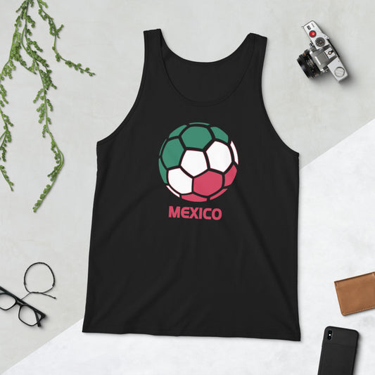 Mexico National Soccer Team Football Country Flag Pride Unisex Tank Top