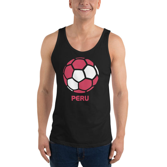 Peru National Soccer Team Football Country Flag Pride Unisex Tank Top