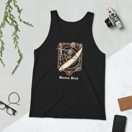 Cool Boynton Beach Florida Surfing Fan Surfer  Unisex Tank Top