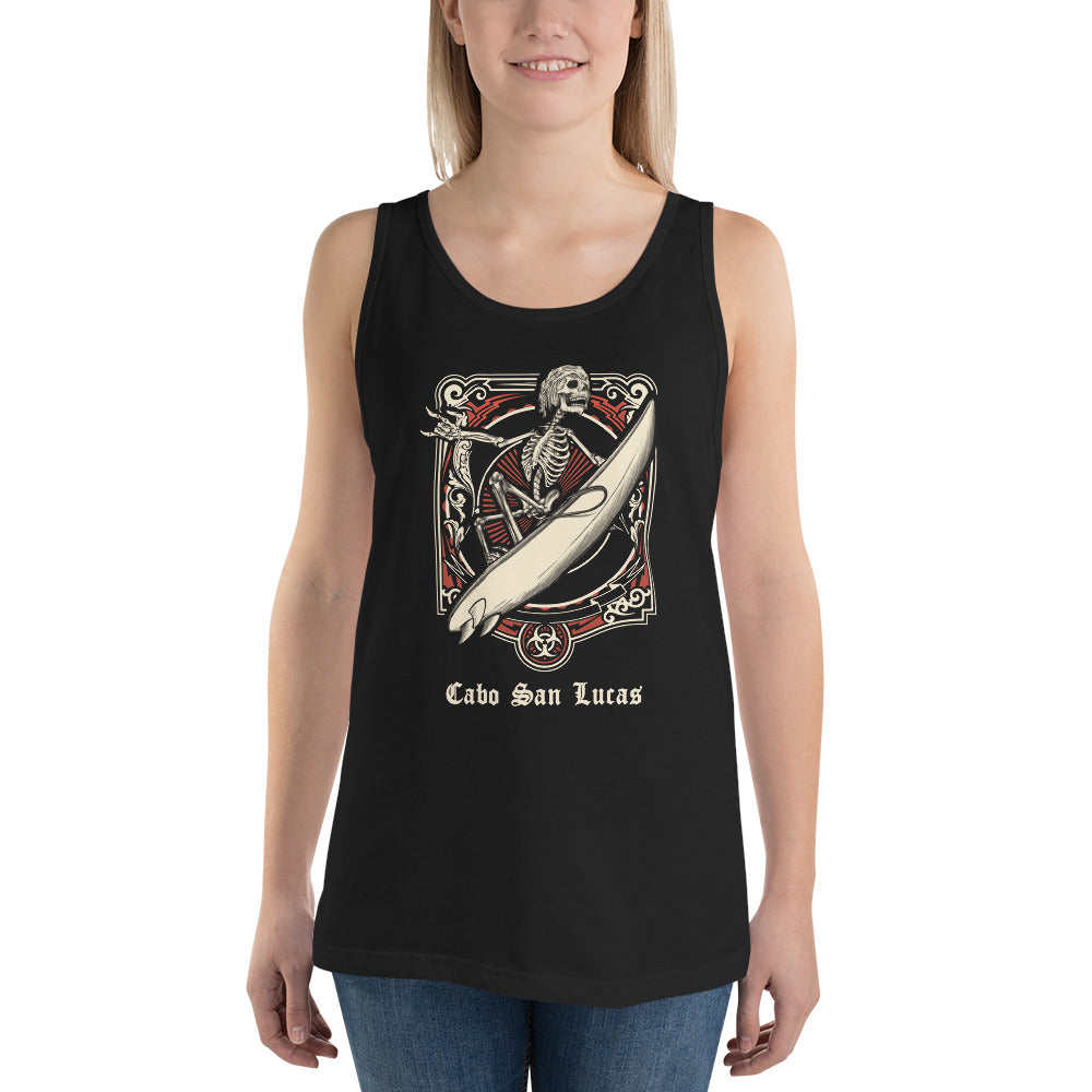 Cool Cabo San Lucas Mexico Surfing Fan Surfer  Unisex Tank Top