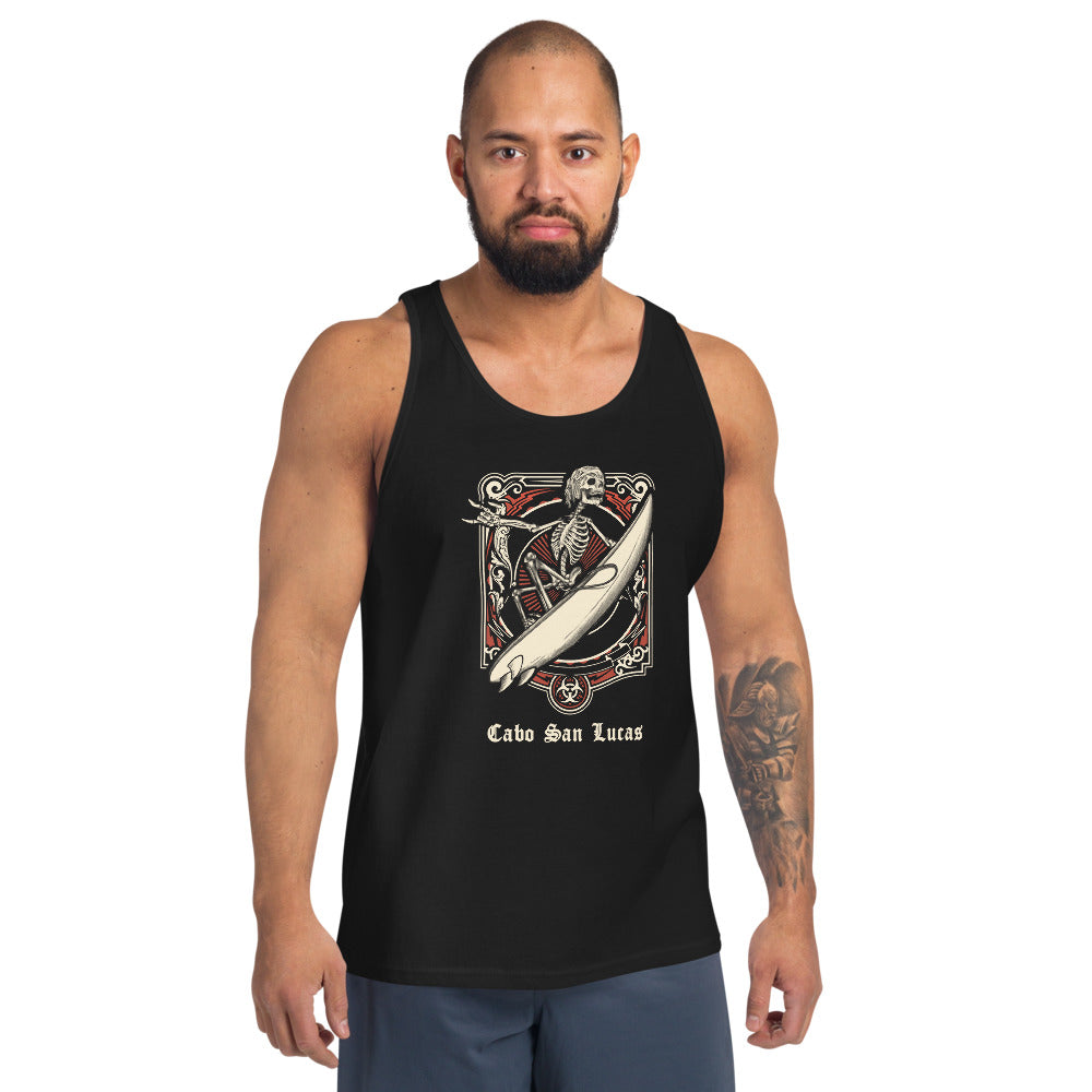 Cool Cabo San Lucas Mexico Surfing Fan Surfer  Unisex Tank Top