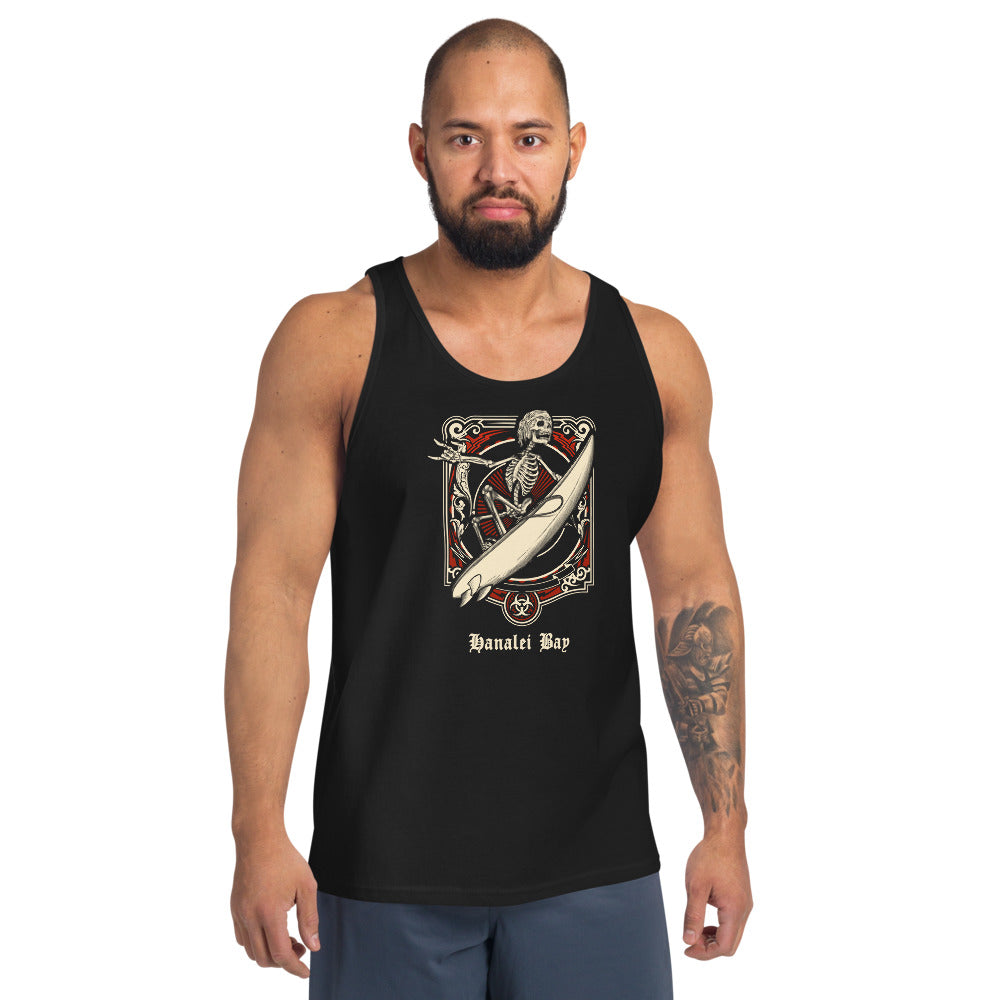 Cool Hawaii Surfing Fan Surfer  Unisex Tank Top