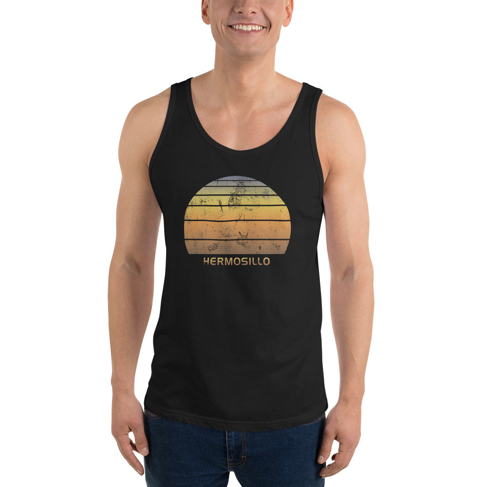 Retro Hermosillo Mexico Unisex Tank Top